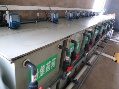  公司承建的郑州某电镀废水处理工